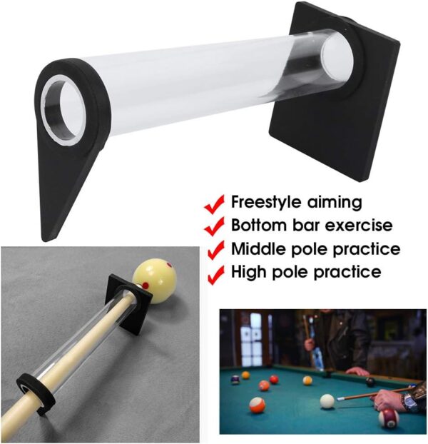 Billiards Rod Pool Stroke Trainers Billiards Training Aids Accessories Pool Helper Snooker Aiming Billiards Training Accessories Detachable for Snooker Nine Balls - Image 4