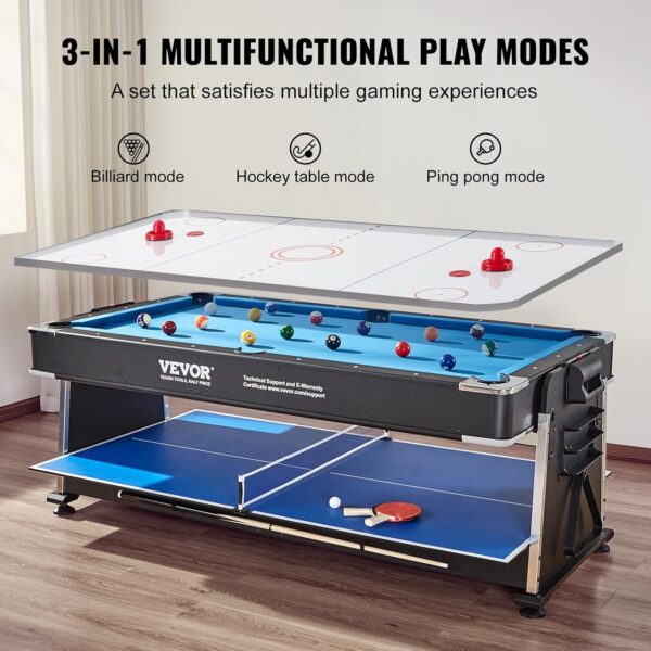 VEVOR Air Hockey Table， Game Table for Adult, Children, Elder - Image 3