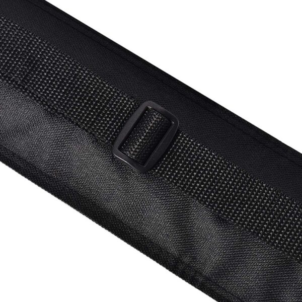 2PCS Billiard Pool Cue Stick Carrying Case Bag for 1/2 Billiard Cue Stick,32 Inches Long Pool Cue Stick Storage Carrying Bag Black (2PCS Fabric). - Image 5