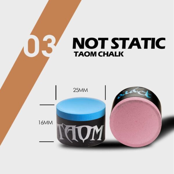 TAOM Chalk Round Blue Green Colors Billiard Chalk Pool Snooker Chalk Accessories - Image 6