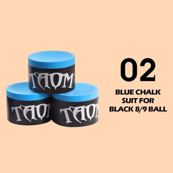 TAOM Chalk Round Blue Green Colors Billiard Chalk Pool Snooker Chalk Accessories - Image 5