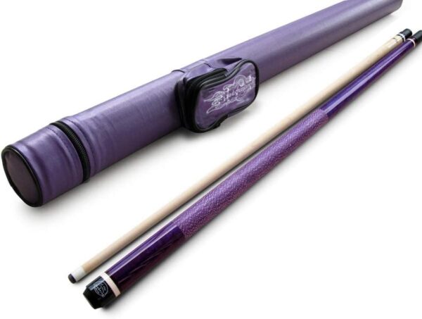 49% Off Sale - Champion ST Irish Wrap Purple Maple Pool Cue, Purple Fury Case, Champion Sport/Cuetec Glove, Model: ST-10, 21 oz - Image 2