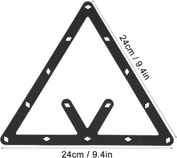 6 Pcs Billiards Magic Ball Rack, Triangle Magic Rack, Magic Rack 8 9 10 Ball Billiards Triangle - Image 10