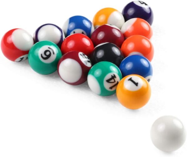 Lixada Billiard Balls Set 16 Pool Table Balls 1in/25mm Billiard Balls Set Pool Balls - Image 5