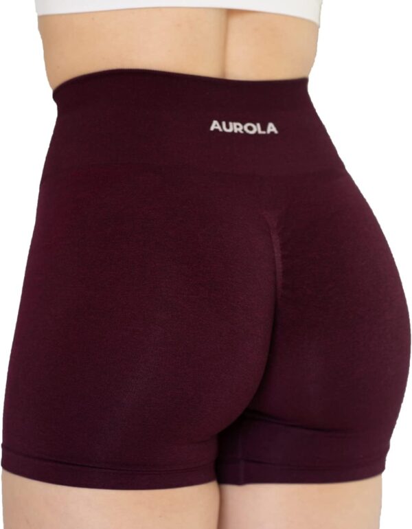 AUROLA Intensify Workout Shorts for Women Seamless Scrunch Short Gym Yoga Running Sport Active Exercise Fitness Shorts - Image 2