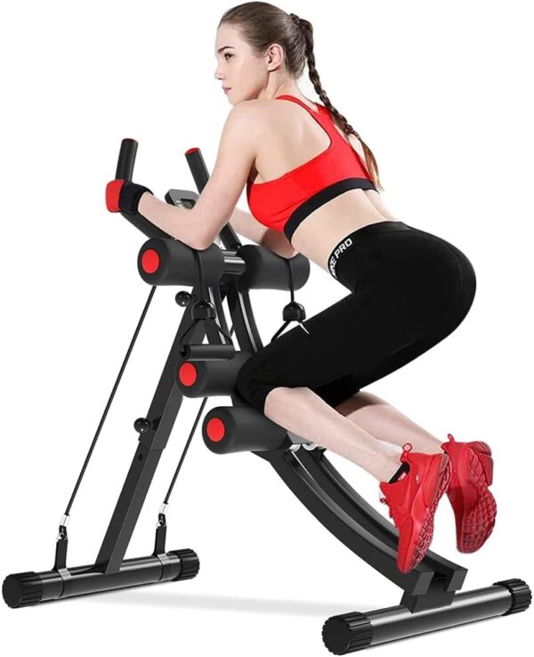 Fitlaya Fitness Core & Abdominal Trainers AB Workout Machine Home Gym Strength Training Ab Cruncher Foldable Fitness Equipment - Image 2