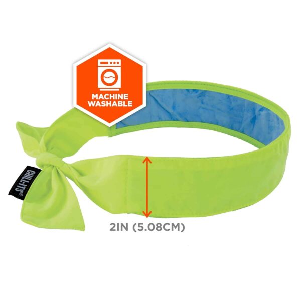 Ergodyne Chill Its 6700CT Cooling Bandana, Lined with Evaporative PVA Material for Fast Cooling Relief, Tie Closure - Image 8