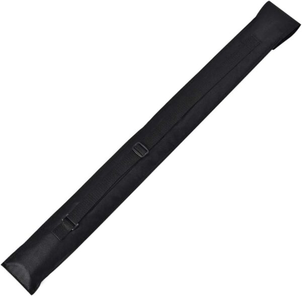 Black Billiard Cue Stick Carrying Case - 32 Inches Long Pool Cue Stick Storage Bag - Image 3