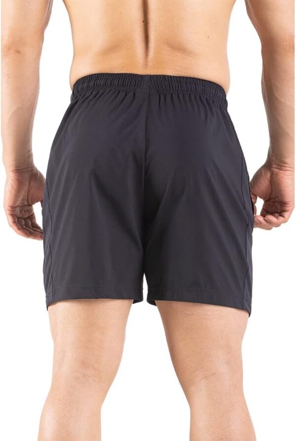 Men's 5" Running Shorts 2 Pack Quick Dry Athletic Workout Gym Shorts with Zipper Pockets - Image 7