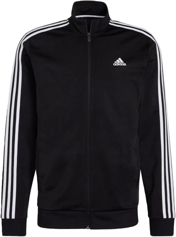 adidas Men's Essentials Warm-Up 3-Stripes Track Top - Image 3