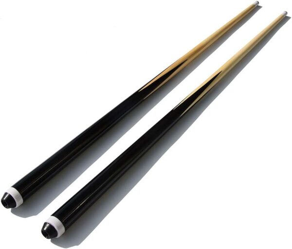 36" Hardwood Billiard/Pool House Cue Stick - Set of 2, Shorty Cues - Image 2