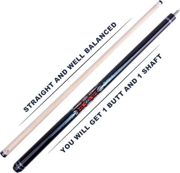 36”/42”/48” Canadian Maple Billiard Short Pool Cues for Tight Places - Image 6