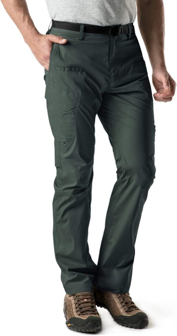 CQR Men's Quick Dry Tactical Pants, Water Resistant Outdoor Pants, Lightweight Stretch Cargo Work Hiking Pants - Image 6