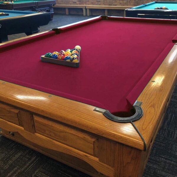 Worsted Blend Billiard Cloth Pool Table Felt Fast Speed for 7' 8' 9' Pool Table Pre Cut Bed & Rails - Image 6