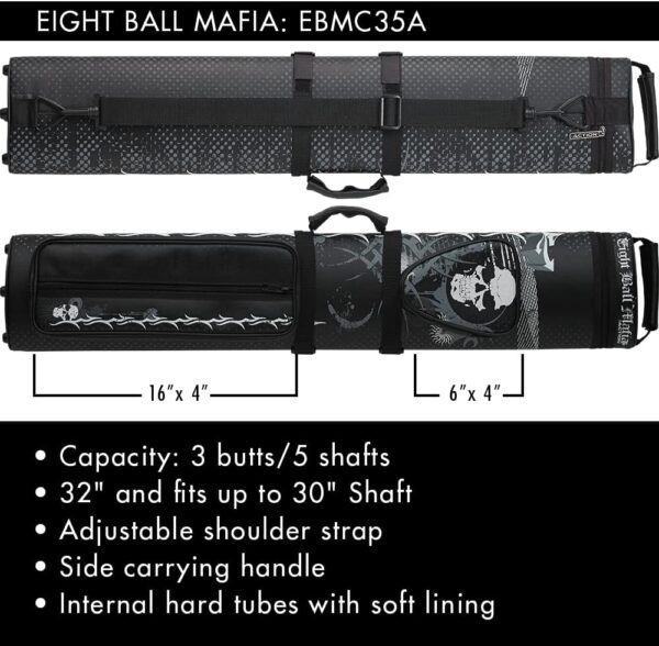 EBMC35A 3x5 Hard Cue Case - Image 4