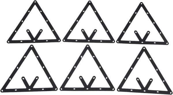 6 Pcs Billiards Magic Ball Rack, Triangle Magic Rack, Magic Rack 8 9 10 Ball Billiards Triangle - Image 5