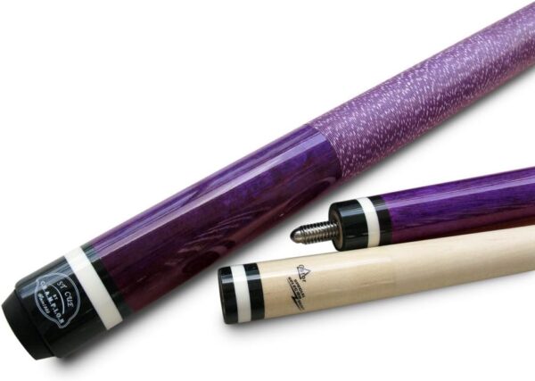 49% Off Sale - Champion ST Irish Wrap Purple Maple Pool Cue, Purple Fury Case, Champion Sport/Cuetec Glove, Model: ST-10, 21 oz - Image 5