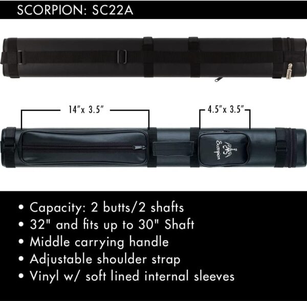 Scorpion Pool Cue Case - Image 4