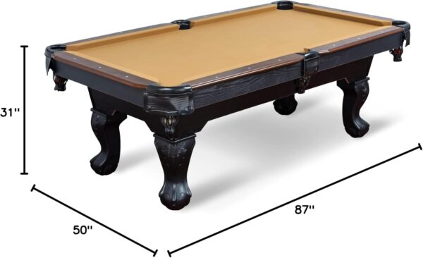 EastPoint Sports Masterton Billiard Bar-Size Pool Table 87 Inch or Cover – Perfect for Family Game Room - Image 9