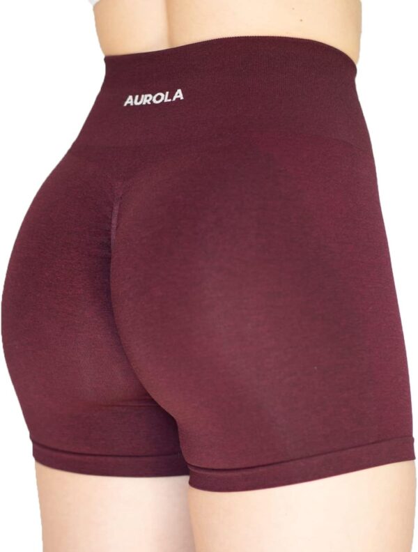 AUROLA Intensify Workout Shorts for Women Seamless Scrunch Short Gym Yoga Running Sport Active Exercise Fitness Shorts - Image 6