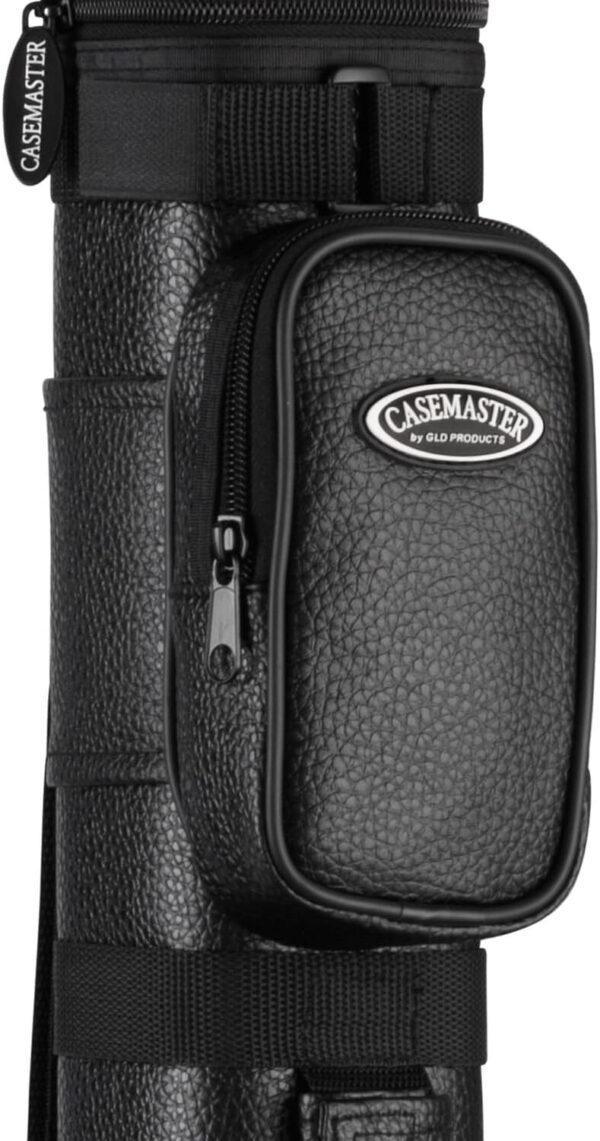 by GLD Products Q-Vault Classic Billiard/Pool Cue Hard Case, Holds 2 Complete 2-Piece Cues (2 Butt/2 Shaft) , Black - Image 5