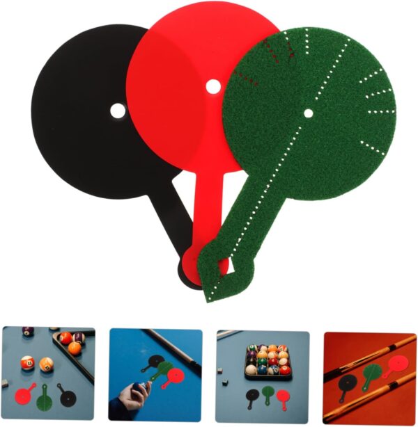 Billiards Trainer 3pcs Pool Table Aiming Pad Aim Training Mat for Pool Players - Image 9