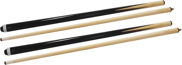 48 Inch Hardwood Billiard House Cue Sticks 2-Piece Pool Cue - Image 2