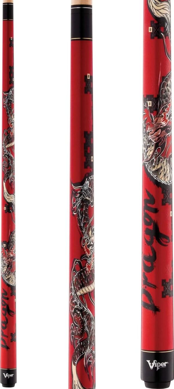 Viper Underground 58" 2-Piece Billiard/Pool Cue, Dragon - Image 2