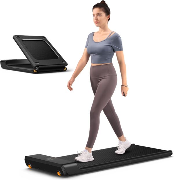 WALKINGPAD A1 Pro Walking Pad Folding Treadmill, 300 lbs Capacity Walking Pad Smart Walk Slim Foldable Exercise Fitness Equipment Under Desk Running Indoor Outdoor Gym Black - Image 2