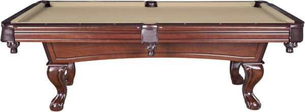 Hathaway Augusta 8 Ft Furniture Pool Table – Includes Cue Sticks, Billiard Balls – Classic Design Perfect for Family, Home, Dining, or Living Room - Image 11