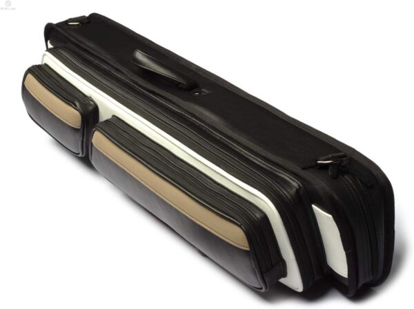 LUCASI Tournament Pro 4x8 Pool Cue Case - Holds 4 Cues + Jump Break, Extensions, Extra Shaft & More - Image 8