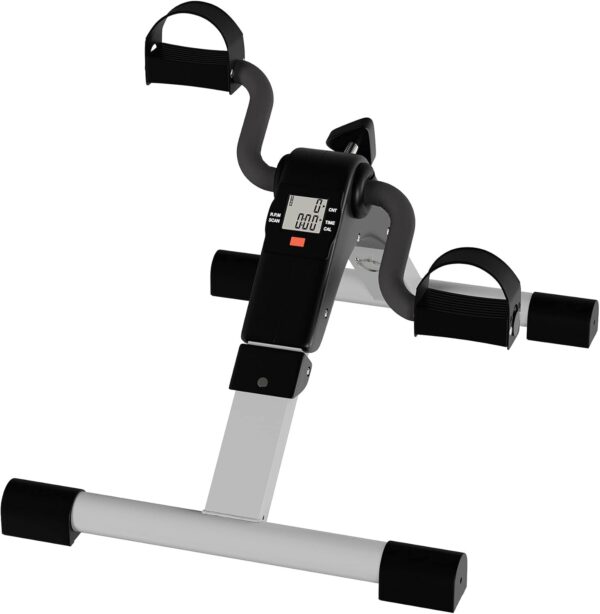 Under Desk Bike Pedal Exerciser with Calorie Tracker and Adjustable Resistance - Image 2