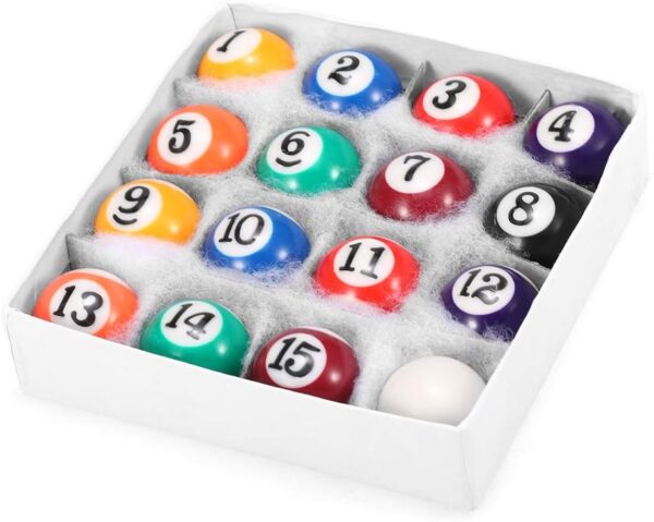 Lixada Billiard Balls Set 16 Pool Table Balls 1in/25mm Billiard Balls Set Pool Balls - Image 4