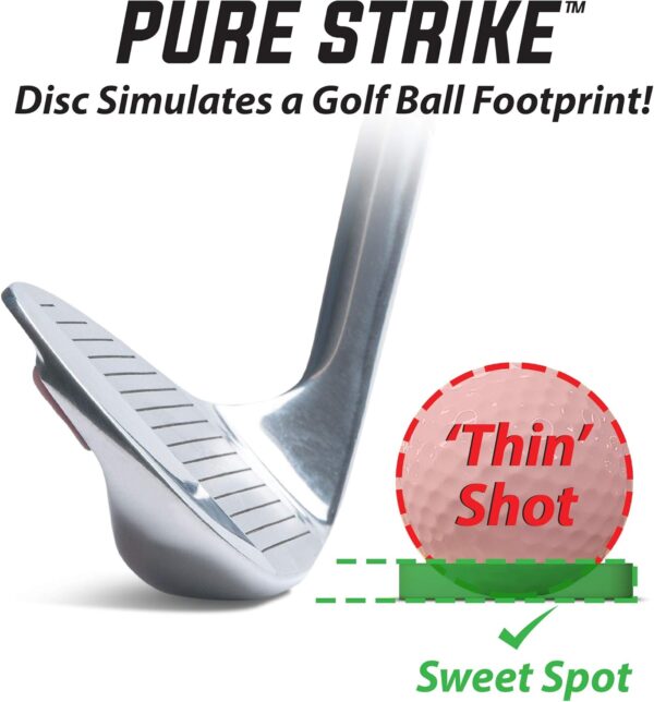 GoSports Golf Pure Strike Golf Training Discs 24 Pack - Eliminate Thin Shots! - Image 4