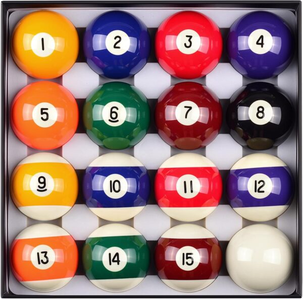 Billiard Balls 2-1/4"-Inch Regulation Size Billiards Pool Ball Set 16 Balls Set,Pool Table Accessories - Image 2