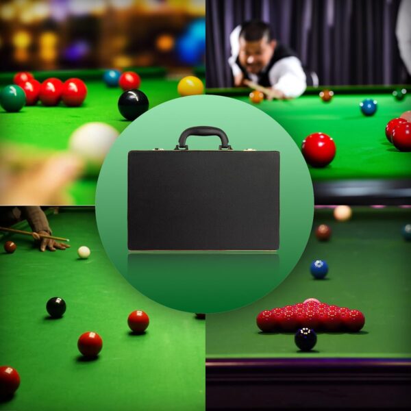 22 Pcs Snooker Billiard Ball Standard Set 2-1/16 inch - 52.5 mm Pool Balls Billiard Set - Regulation Size Professional Pool Set/Billiard Balls Storage Box Pool Ball Storage Case. - Image 6