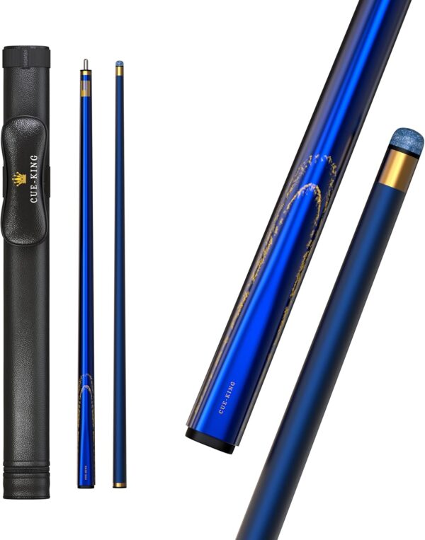 Premier Pool Cue 58" 20oz 2 Piece with 10.5mm Premium Tip and Leather Case, Pool Stick, Cue Stick, Billiard Cue Stick, Taco De Billar, Pool Table Stick, Billiard Stick - Image 3