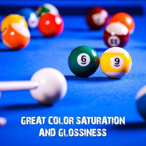 52.5mm Adult Billiard Ball P Ball Set Full Size American Standard Billiard Ball Set 16 Ball Durable Synthetic Resin P Ball - Image 4