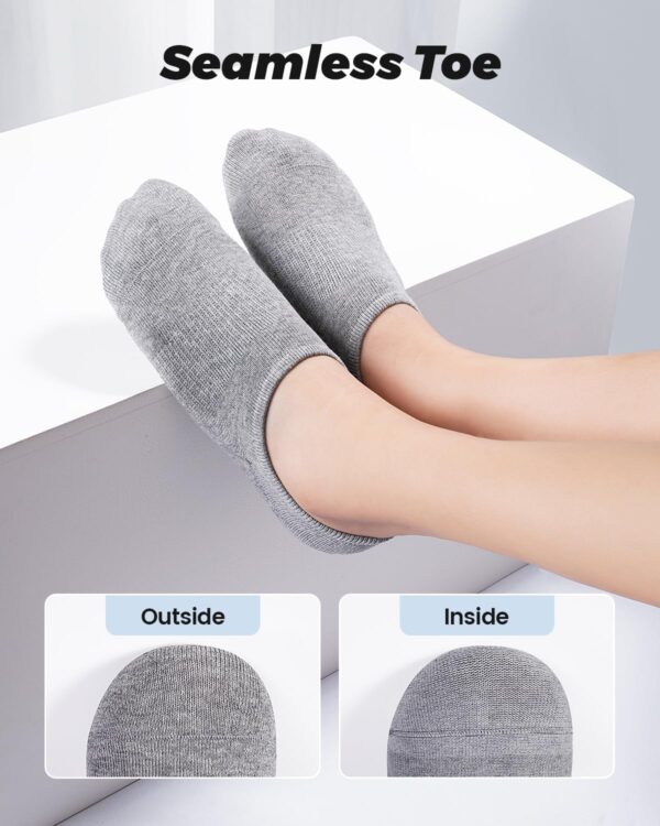 IDEGG No Show Socks Womens and Men Low Cut Ankle Short Anti-slid Athletic Running Novelty Casual Invisible Liner Socks - Image 5