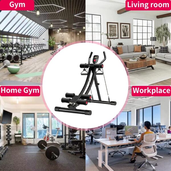 Fitlaya Fitness Core & Abdominal Trainers AB Workout Machine Home Gym Strength Training Ab Cruncher Foldable Fitness Equipment - Image 5