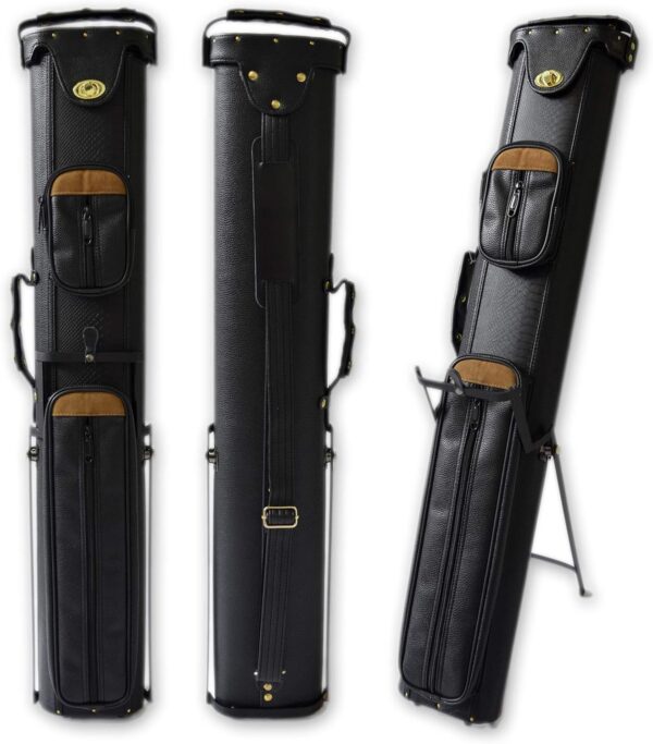 2x4 Hard Pool Cue Case 2B4S Billiard Stick Carrying Cue Case with Stand (03) - Image 2