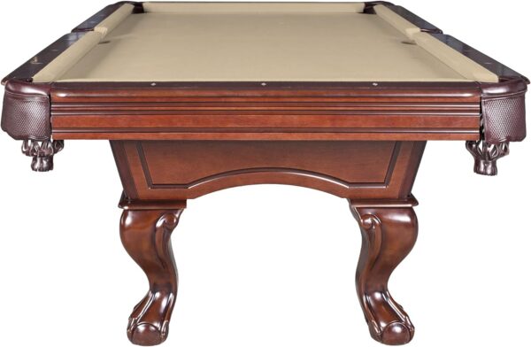 Hathaway Augusta 8 Ft Furniture Pool Table – Includes Cue Sticks, Billiard Balls – Classic Design Perfect for Family, Home, Dining, or Living Room - Image 12