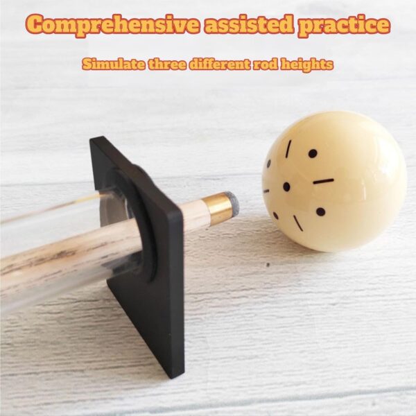 Pwshymi Effective Billiards Stroke Trainer and Aiming Practice Accessory for Improved Snooker Skills - Image 3