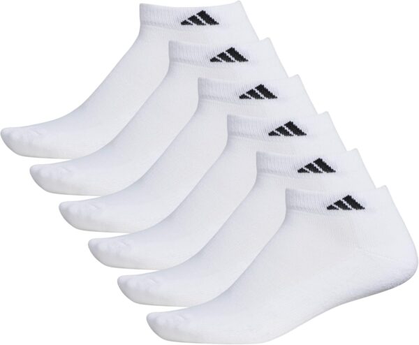 adidas Men's Athletic Cushioned Low Cut Socks with Arch Compression for a Secure Fit (6-Pair) - Image 9