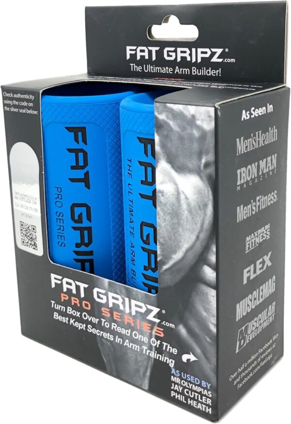 Fat Gripz – Build Bigger Arms, Increase Grip Strength & Muscle Activation | Used by Special Forces & Bodybuilders (2.25” Diameter) - Image 2