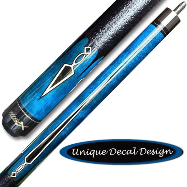 Tai ba cues Pool Cue Stick, 13mm Tip, 58", Hardwood Canadian Maple Professional Billiard Stick 19,20,20 Oz (Selectable)-Blue, Red, Green Pool Cue Stick - Image 4