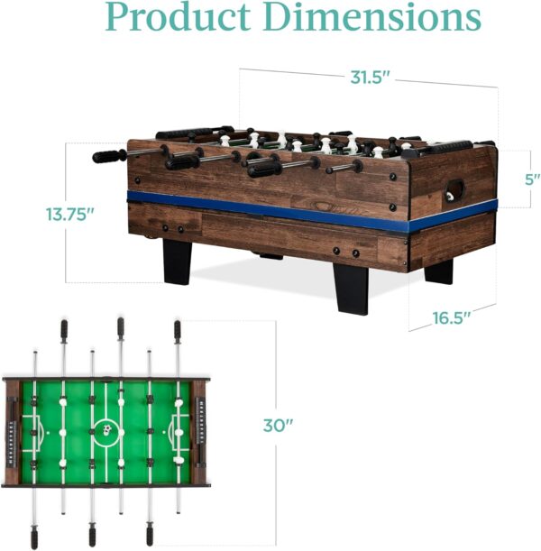 Best Choice Products 11-in-1 Kids Combo Game Table Set for Home, Game Room w/Ping Pong, Foosball, Table Hockey, Chess, Checkers, Shuffleboard, Bowling, 5 Accessory Bags - Image 9