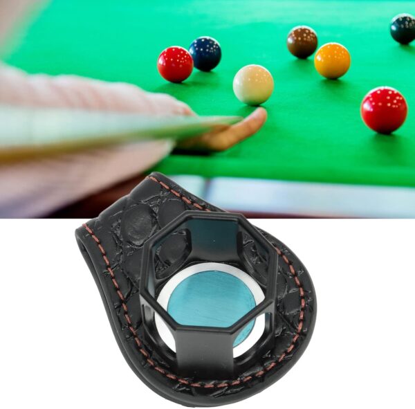 Fockety Pool Cue Chalk Holder, Portable Octagon Pool Chalk Holder with Magnetic Belt Clip, Cue Tip Pricker, Snooker Chalk Holder, Billiard Chalk Holder for Snooker Tool Accessory (Black) - Image 7