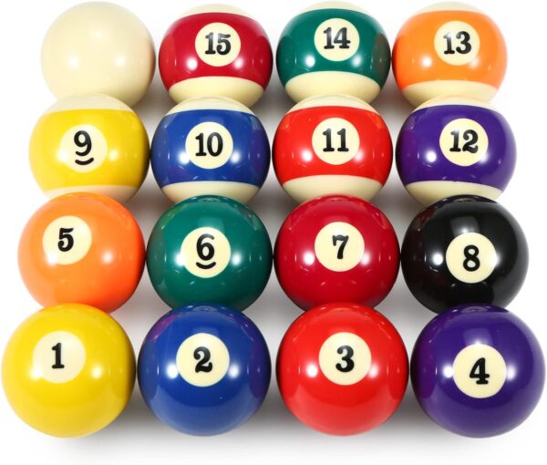 52.5mm Adult Billiard Ball P Ball Set Full Size American Standard Billiard Ball Set 16 Ball Durable Synthetic Resin P Ball - Image 9