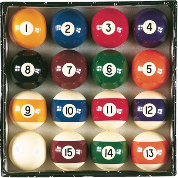 Viper Billiard Master 2-1/4" Regulation Size Billiard/Pool Balls, Complete 16 Ball Set - Image 2